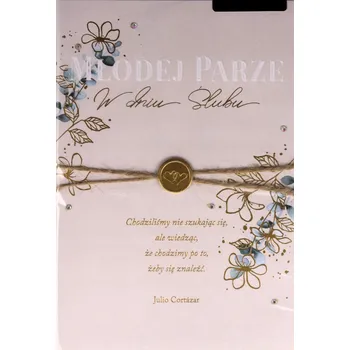 Obraz Přání Svatba, výročí 14 x 19 cm