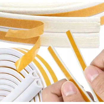 Těsnění do okna a dveří Těsnění do dveří a oken Mobes EPDM 600 cm bílé