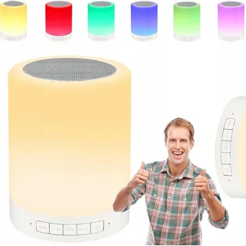 Lampička Noční lampa FHUMONITA bílá