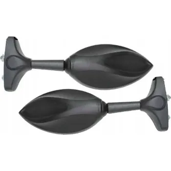 Zrcátko pro motocykl UNIVERZÁLNÍ ČERNÁ ZRCÁTKA - NASTAVITELNÉ UPEVNĚNÍ (4169)