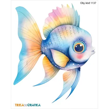 Textilie k potisku Ryba – nažehlovačka 14x11