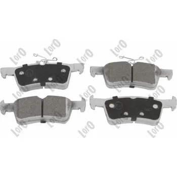 Brzdová destička Sada brzdových destiček, vždy 4 kusy v sadě ABAKUS 231-02-132