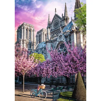 Puzzle TREFL Puzzle Premium Plus Photo Odyssey: Katedrála Notre-Dame v Paříži 1000 dílků
