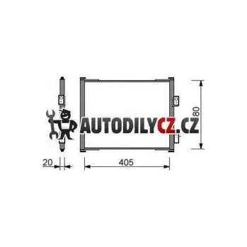 Výparník klimatizace Chladič klimatizace - kondenzátor