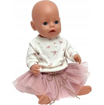 Doplněk pro panenku Sada pro panenku Baby Born 42-43 cm, pink sukně a mikina