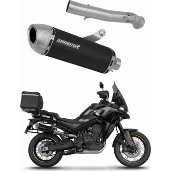 Výfuk pro motocykl 800 MT 2022 - 2025 Explore / Sport / Touring výfuk tlumič S6 BLACK