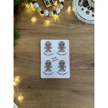 Samolepící dekorace Naše Vykrajovátko Arch samolepek - Perníček