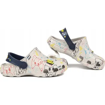 Chlapecké pantofle Dětské pantofle/nazouváky Coqui šedé 8701-249-3021 velikost 23-24