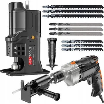 Vrták Elektrický nástavec na vrtačku – pilka ocaska s 9 pilovými listy