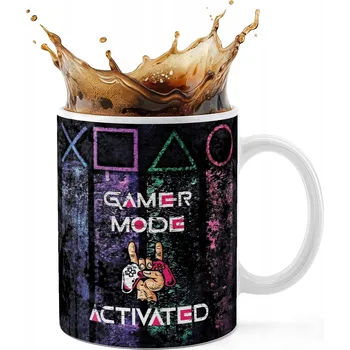 KERAMICKÝ HRNEK 330ML S POTISKEM - GAMER GAMEPAD HAZARDNÍ HRY