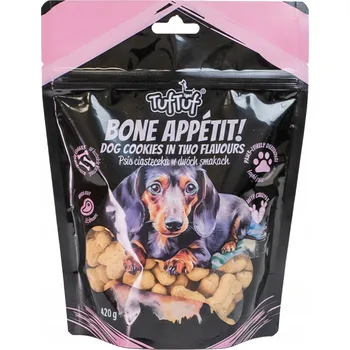 Pamlsek pro psa POCHOUTKY PRO PSA TufTuf BONE APPETIT! Psí sušenky ve dvou příchutích 420g