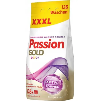 Prací prášek Passion Gold prášek na barevné prádlo 8,1 kg na 135 praní