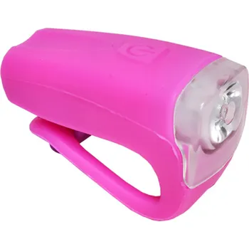 Cyklosvítilna Profil přední světlo JY-378FU silicon 3W - USB - růžová