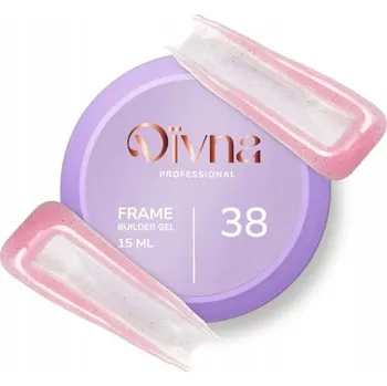 Lak na nehty DIVNA Stavební gel na nehty Frame Builder Gel 38 15 ml