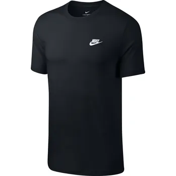 Pánské tričko Pánské tričko s krátkým rukávem Nike SPORTSWEAR CLUB černé AR4997-013 - S-T | UK 9,5 | US 12