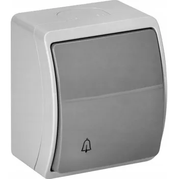 vypínač Zvonek vypínač Klasický Orno odstíny šedé OR-OE-7104/GR