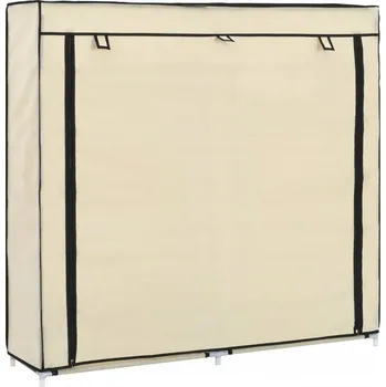 Botník Botník VidaXL 115 x 110 x 28 cm krémová