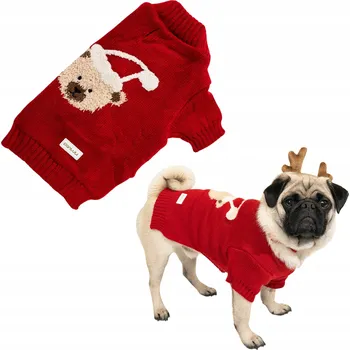 Dámský svetr Svetr Petinio červený XL