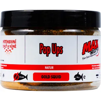 Boilies Plovoucí boilies Pop Up Max Carp Gold Squid 16 mm
