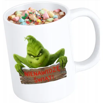 VÁNOČNÍ HRNEK S POTISKEM DÁREK K MIKULÁŠSKÝM SVÁTKŮM, VTIPNÁ KÁVA