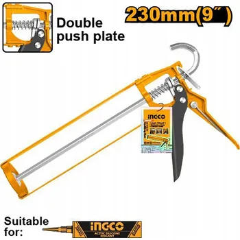 Ventilátor topení a klimatizace Vytlačovací pistole na silikon a tmely (skeletová) 230mm 9" HCG1409