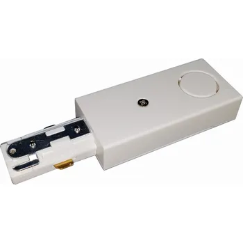 IP kamera Koncové napájení pro jednofázové lišty, bílé