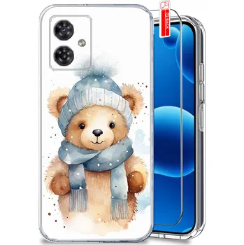 Pouzdro na mobilní telefon Zadní Kryt KrainaGSM pro Motorola, Moto G54 Power Edition bezbarvý