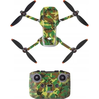 Dron Voděodolná nálepka Fólie pro DJI MINI2 Maskáčový