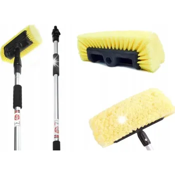 Mycí kartáč na vozidlo TELESKOPICKÝ KARTÁČ NA MYTÍ AUTA, DODÁVKY, AUTOBUSU, NÁKLADNÍHO VOZIDLA, PŘÍVĚSU 2,6m