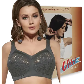 Podprsenka Měkká podprsenka Viki 579 Krystyna ocelová 90G
