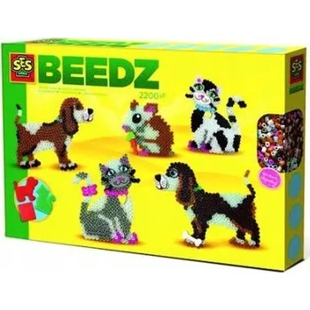 Dětské navlékací korálky Zažehlovací korálky SES Beedz Zvířátka