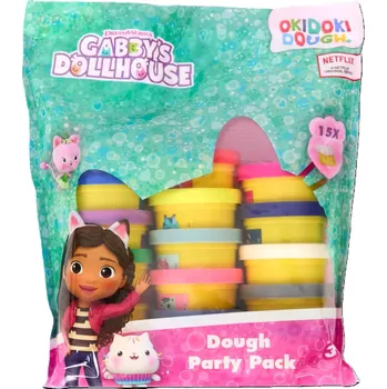 Modelovací hmota Modelovací hlína Gabi Cat's Modelína Doh House mini nádoby 1 5 kusů 3+