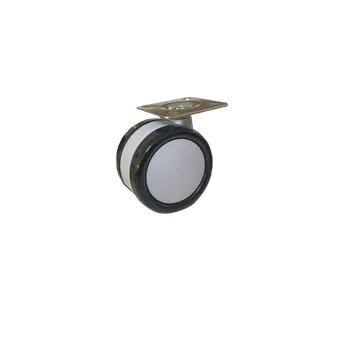 Nábytkové kování Kolečko pr.75mm, bílá, bez brzdy, 50kg, měkčený běhoun