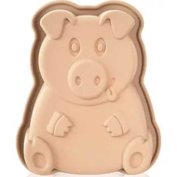 Nádoba na pečení silikonová forma na pečení ve tvaru prasátka 18 × 14,5 × 4,5 cm