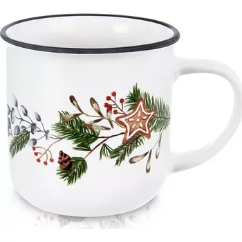 keramický hrnek 330 ml se zimním motivem