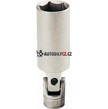 Gola hlavice 3/8" HLAVICE NA SVÍČKY S KLOUBEM 16MM