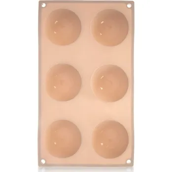 Forma na pečení silikonová forma na pečení polokoule 28 × 16,5 cm, béžová