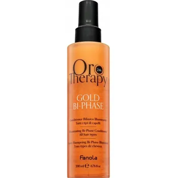 Vlasová regenerace Fanola Oro Therapy Gold Dvoufázový Hydratační Kondicionér ve spreji 200 Ml