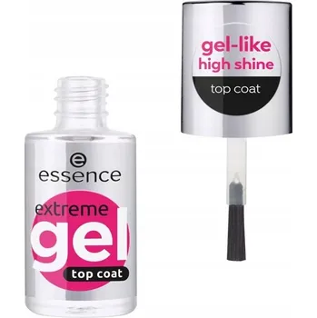 Přípravek na nehty ESSENCE Extreme Gel vrchní lak na nehty s gelovým efektem 01 Gloss To Go 8 ml