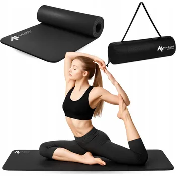 podložka na cvičení SILNÁ PODLOŽKA NA CVIČENÍ JÓGY FITNESS KARIMATKA GIMNASTICKÁ NBR XXL + TAŠKA