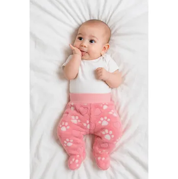 Dupačky Baby Service Zimní polodupačky welsoft Srdíčka Vel. 56