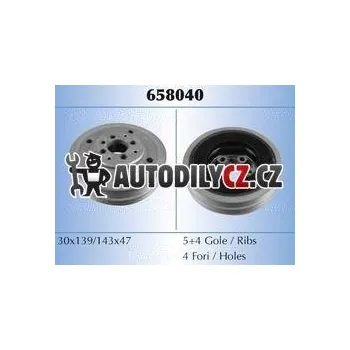 Kliková hřídel Řemenice klikové hřídele STARTLINE, RS 658040