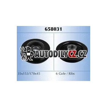 Kliková hřídel Řemenice klikové hřídele STARTLINE, RS 658031