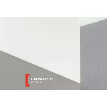Průsvitná krytina Opálové plexisklo PLEXIGLAS GS 3mm WH02 (PROP. 44%) PLEXISKLO: 1010 x 2030