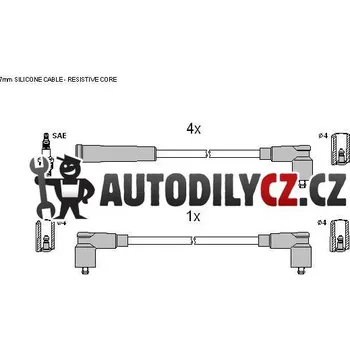 Zapalovací kabel Sada zapalovacích kabelů STARTLINE