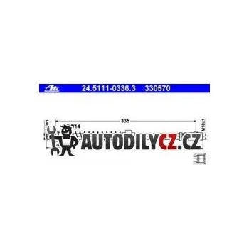Brzdová hadice Brzdová hadice ATE