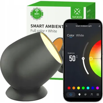 Stojací lampa Woox chytrá ambientní RGB WiFi lampa