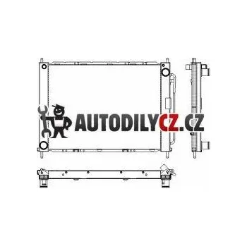 Chladič motoru chladič vody