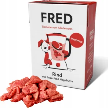 Pamlsek pro psa FRED smoothie pro psy s hovězím masem - DOPLNĚK KE SUCHÉMU KRMIVU