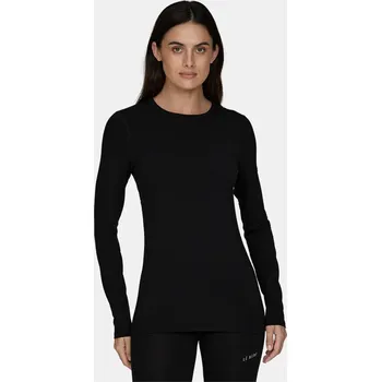Dámské tričko Dámské termo triko Lé Bent Midweight Crew Merino Černé S